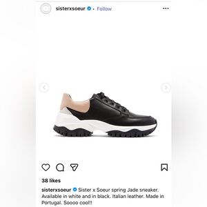 Sister X Soeur  Leather 👟 Size 37